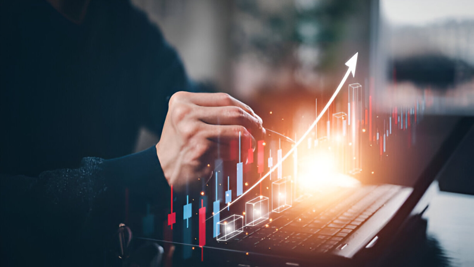 Analysts reviewing market data and charts in a strategy session